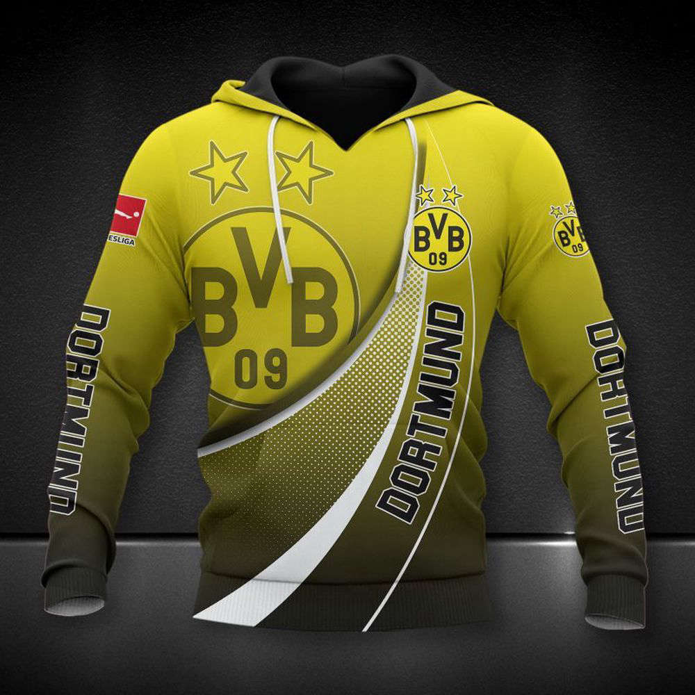 Borussia Dortmund Printing Hoodie, For Men Women