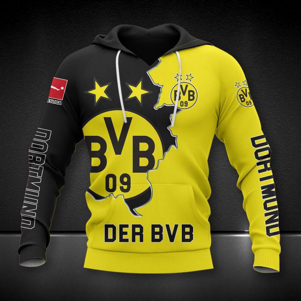 Borussia Dortmund Printing  Hoodie, Gift For Men And Women