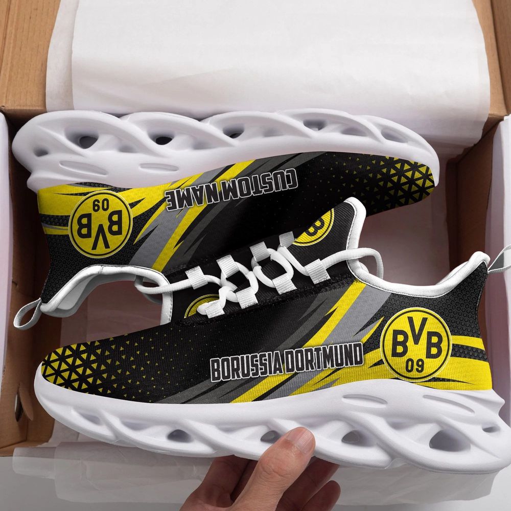 Borussia Dortmund Triangle Custom Personalized Max Soul Sneakers Running Sports Shoes For Men