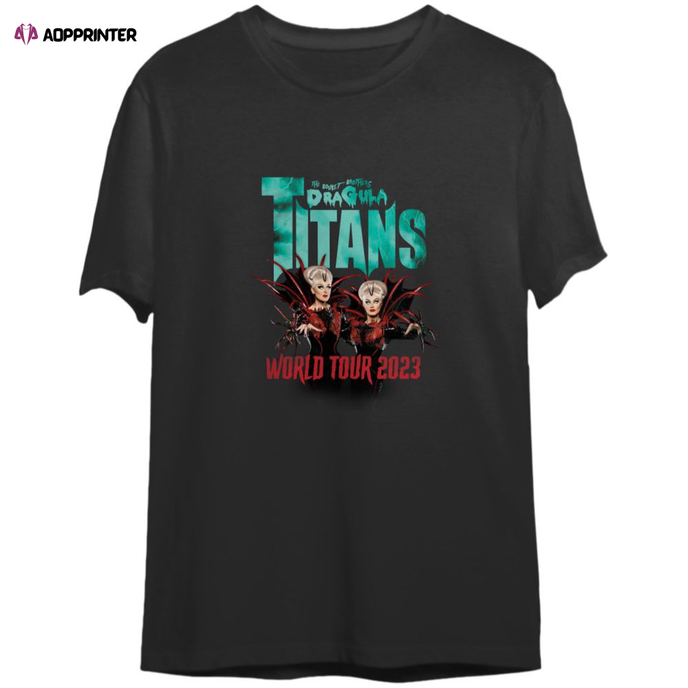Boulet Brothers DraGula T-Shirt, Titans World Tour 2023 T-Shirt,
