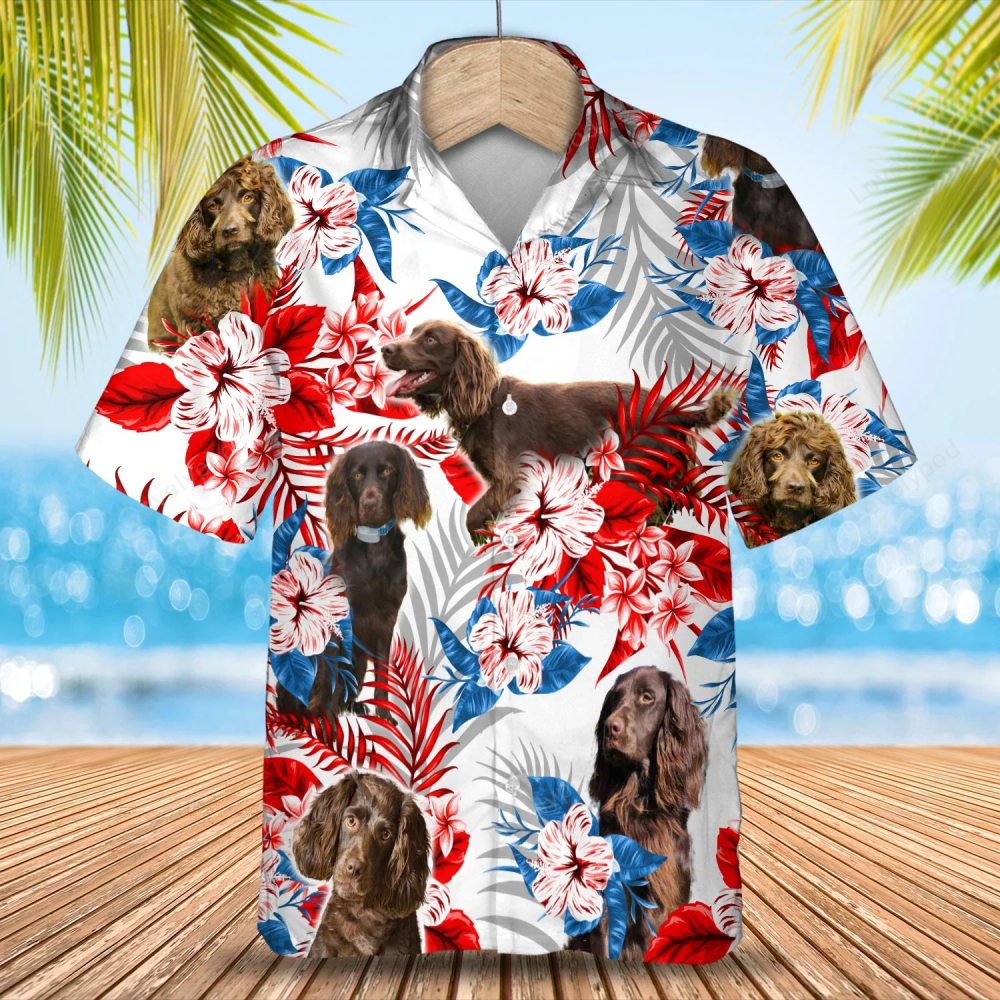 Boykin Spaniel Hawaiian Shirt, Dog Summer Aloha Shirt, For Men Women