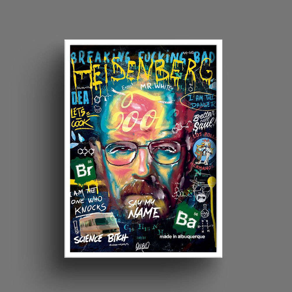Breaking Bad Poster, TV Show Wall Art, Perfect Gift, Pop Art, Contemporary Wall Decor