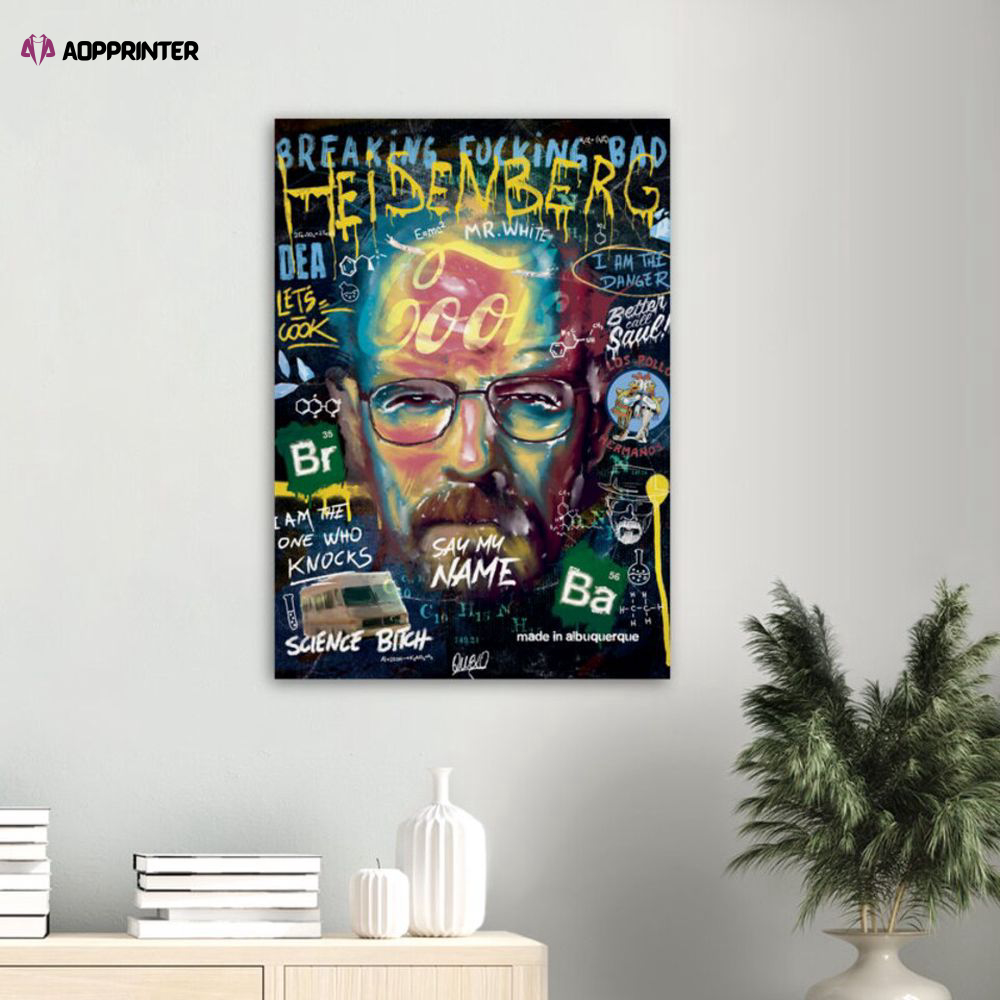 Breaking Bad Poster, TV Show Wall Art, Perfect Gift, Pop Art, Contemporary Wall Decor
