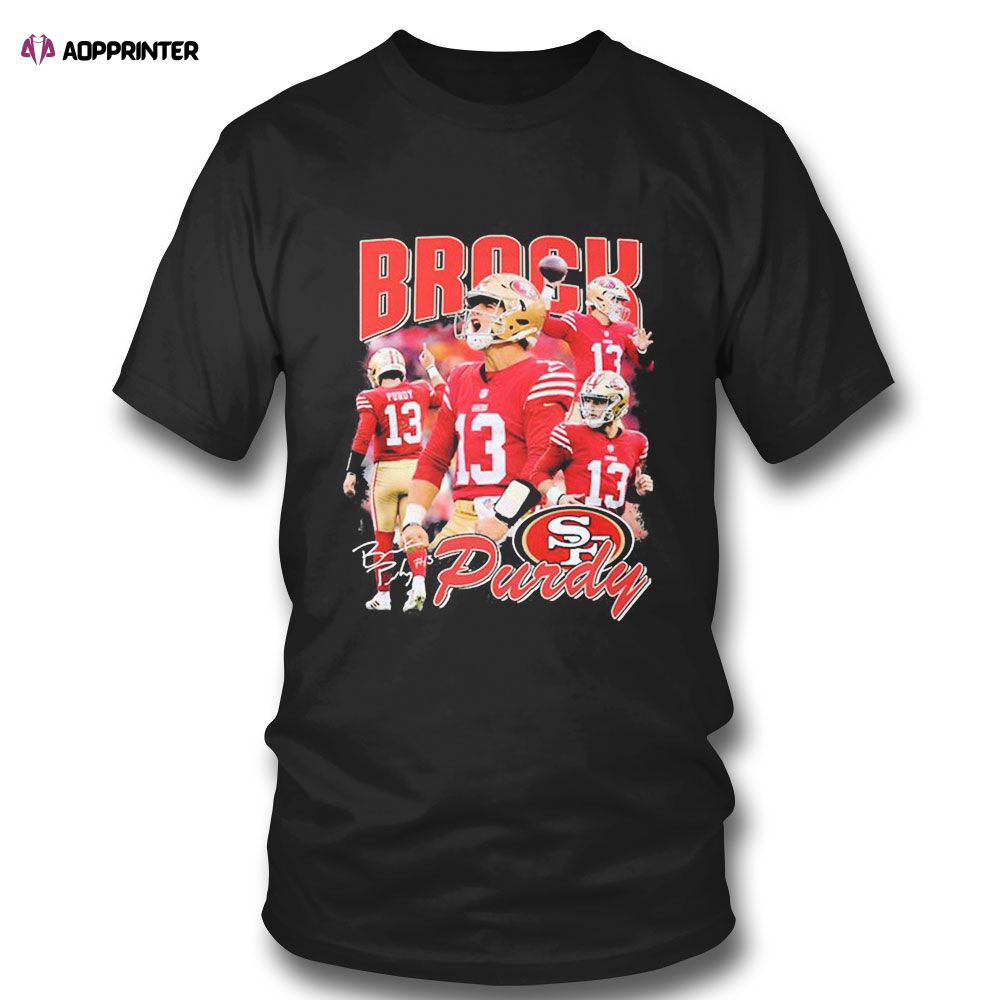 Brock Purdy 49ers Signature T-shirt For Fans