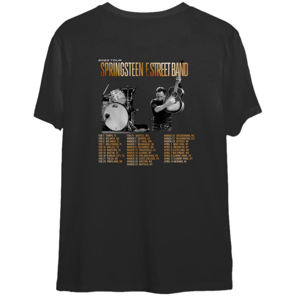 Bruce Springsteen and The E Street Band 2023 Tour T-Shirt For Men And Women
