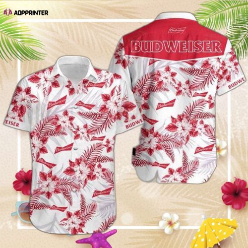 Budweiser 3D Hawaiian Shirt – Dnstyles,Hawaiian Shirt For Men Women