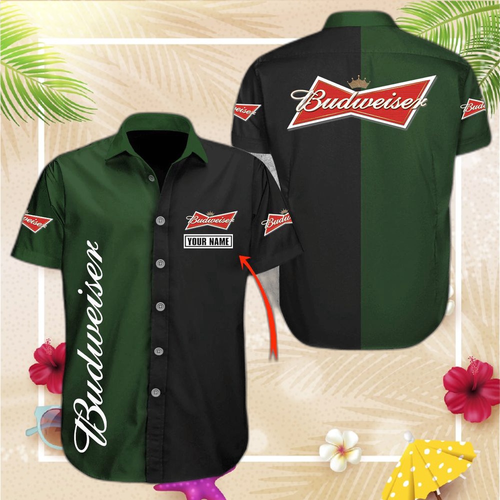 Budweiser Custom Hawaiian Shirt For Men Women