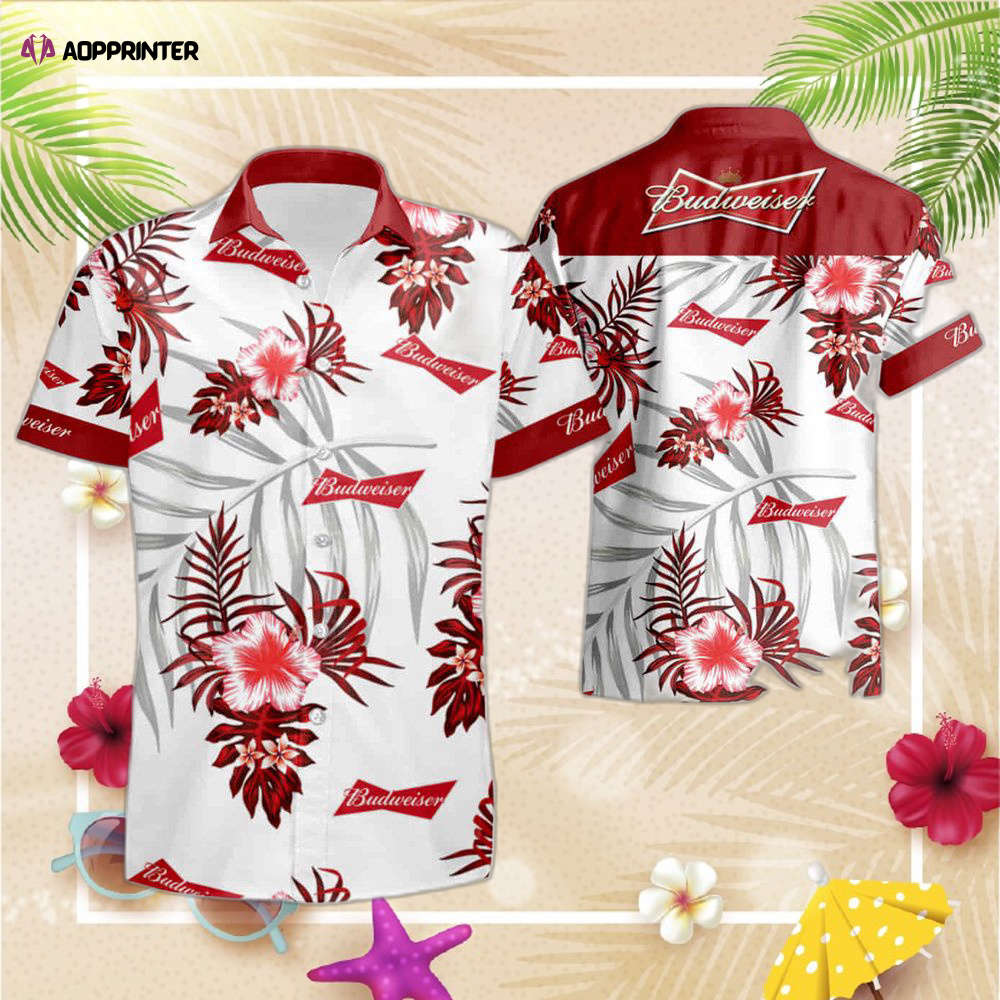 Sea Animals Budweiser Beer Hawaiian Shirt For Men And Women