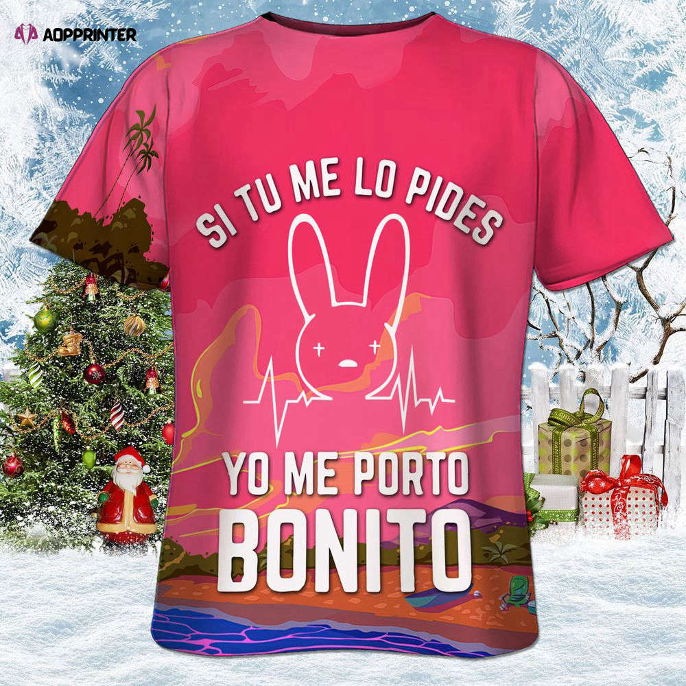 Bunny  Christmas Holiday Thanksgiving 3D T-Shirt