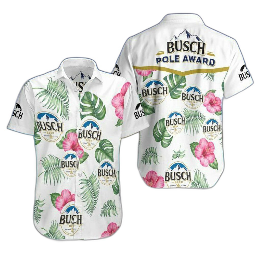 Busch Beer Hawaiian Beach Shirt, Hawaiian Shirt Custom Hawaiian Shirt For Men Womens