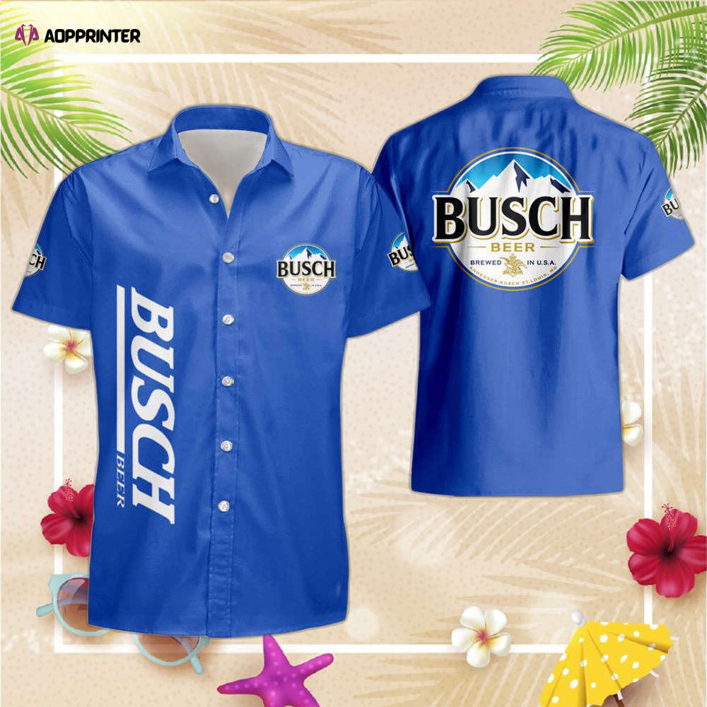 Busch Beer Hawaiian Shirt Summer Shirt For Men Women For Men Women