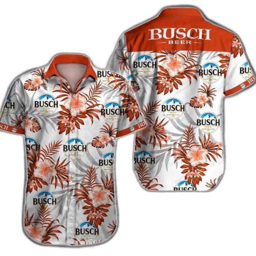 Busch Beer Style 4 Hawaiian Aloha Shirt  Hawaiian Shirt For Men Women