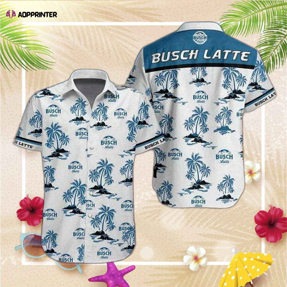 Busch Latte Beer Hawaiian Shirt For Men And Women