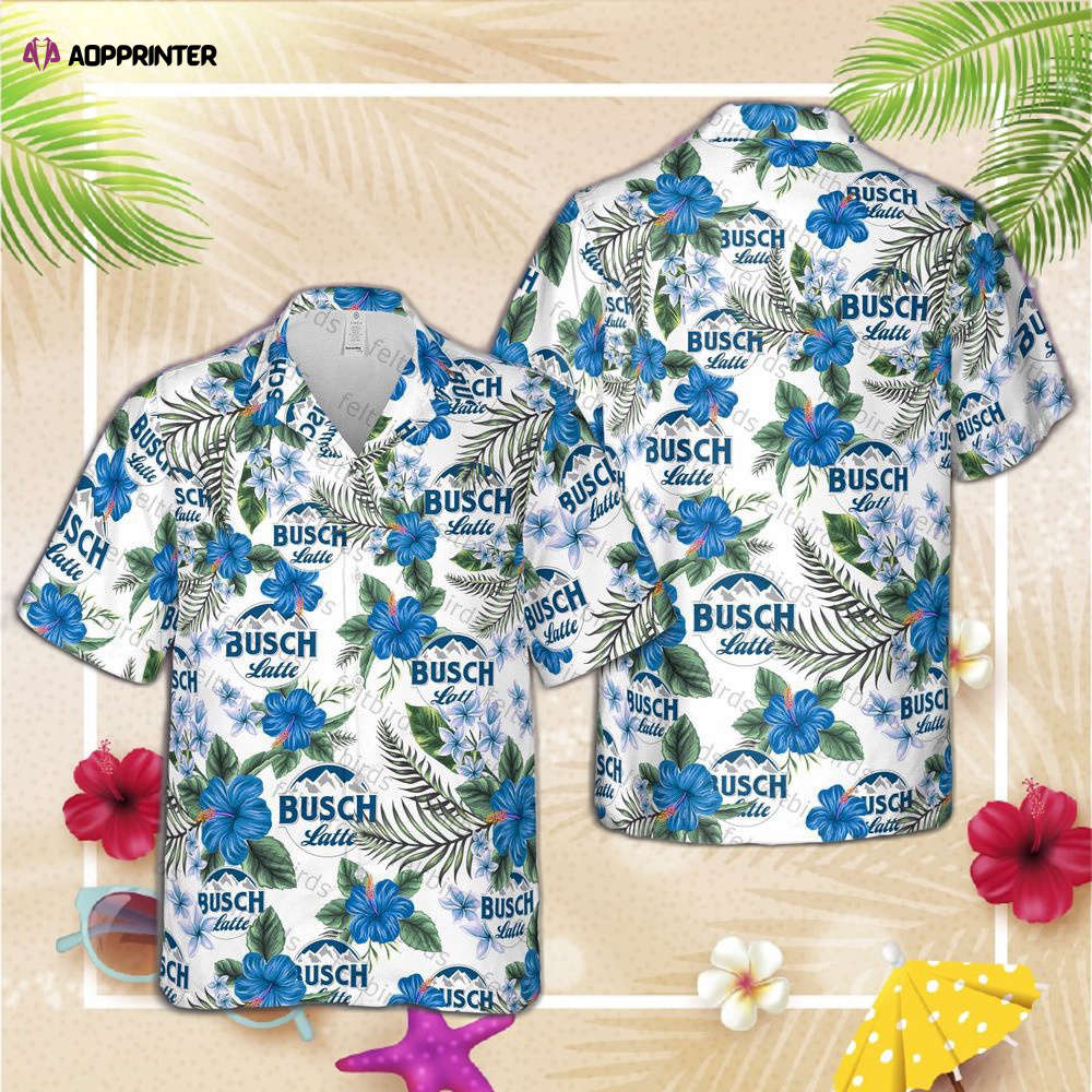 Busch Latte Beer Unisex Hawaiian Shirt For Men Women