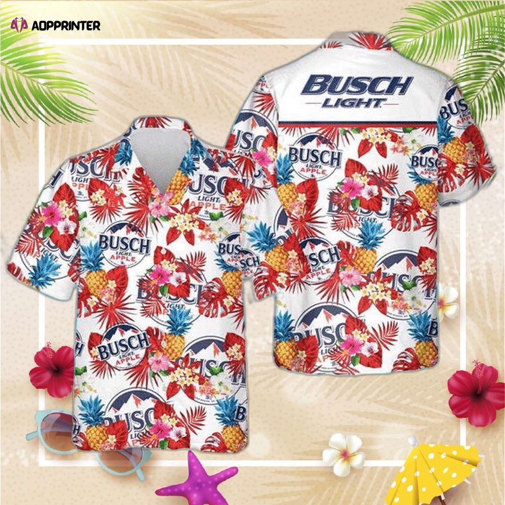 Tropical Palm Mandala Budweiser Hawaiian Shirt For Men Women