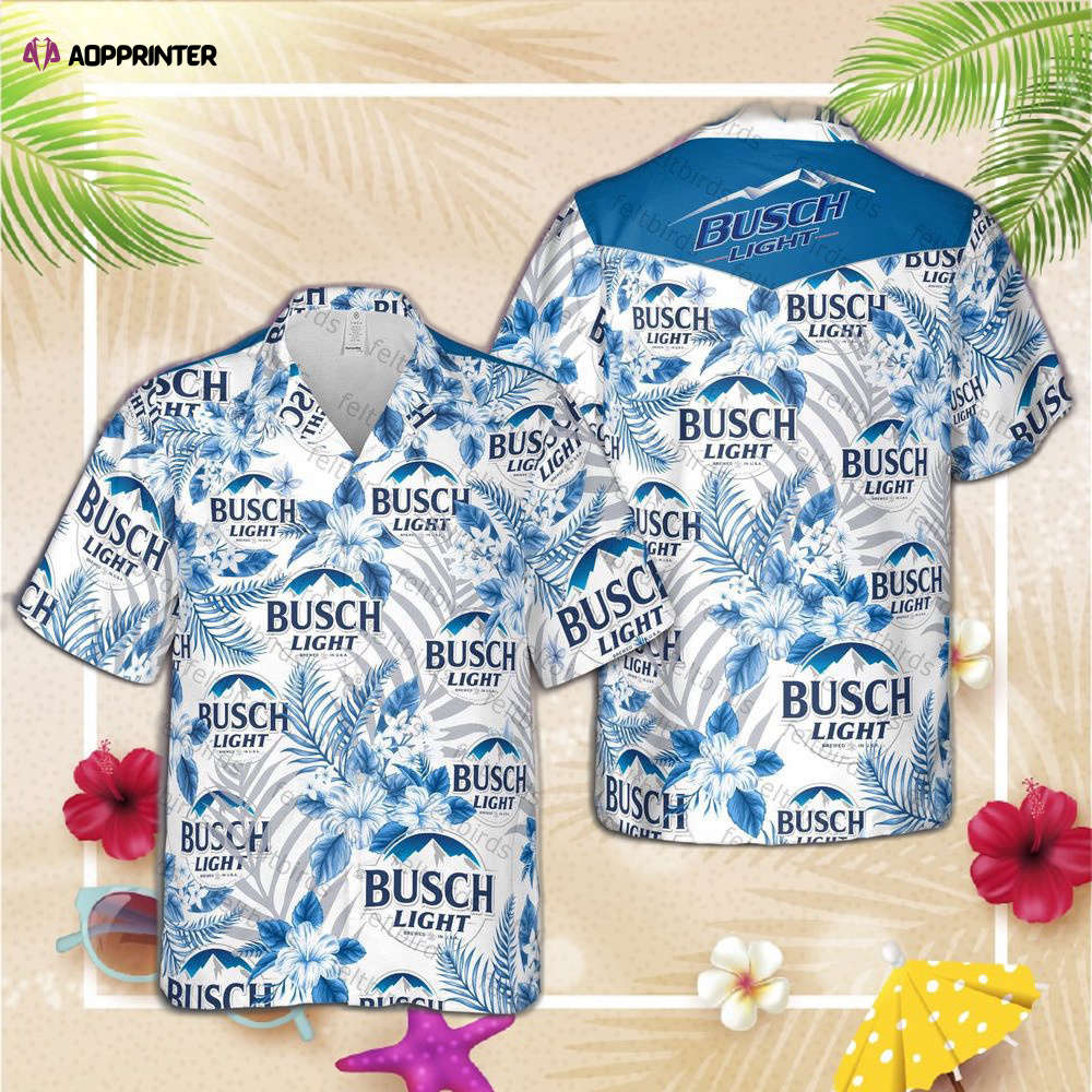 Busch Light Beer Unisex Hawaiian Shirt