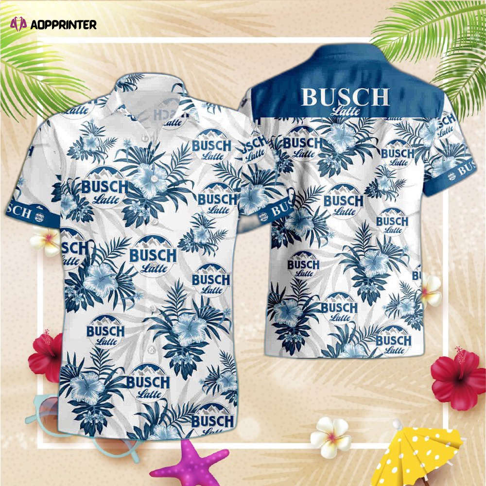 US Flag Busch Light Beer Hawaiian Shirt For Men And Women