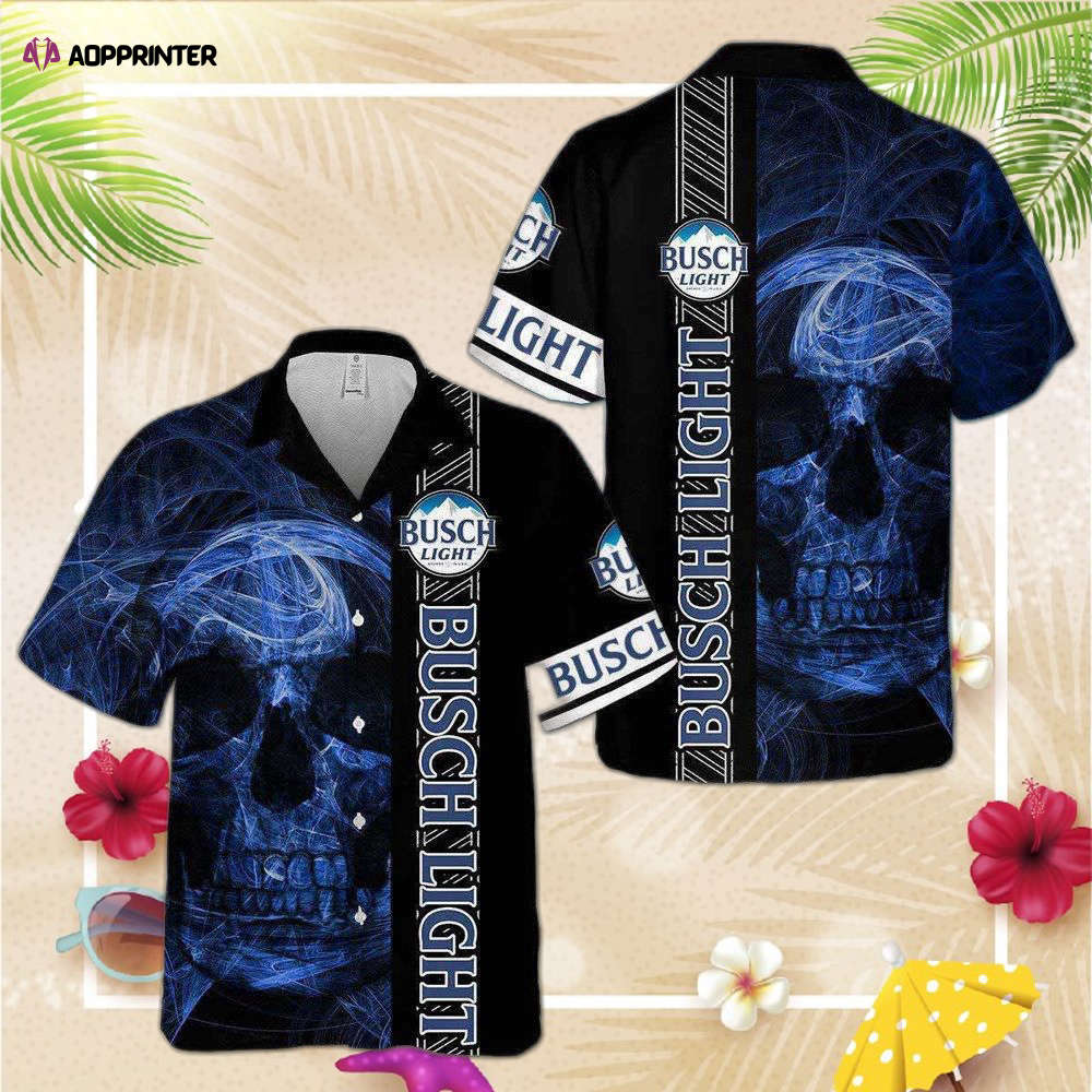 Busch Light White Hawaiian Shirt For Men And Women