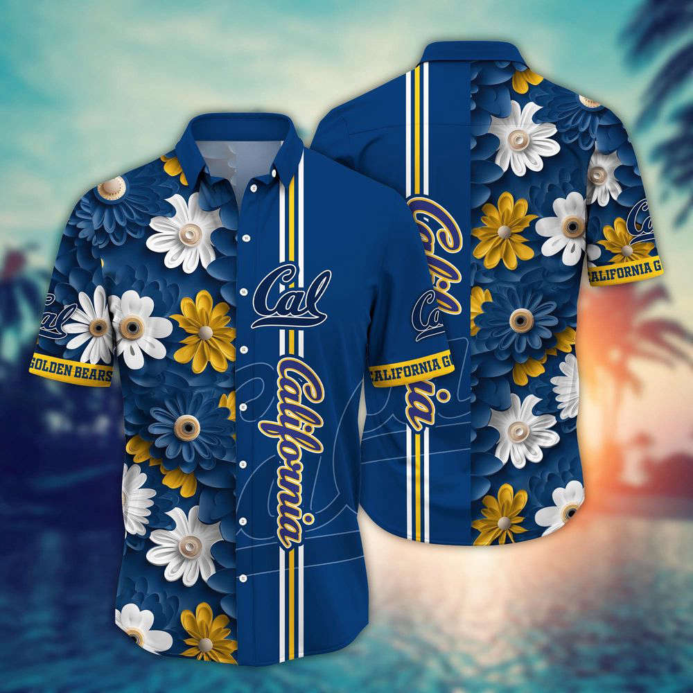 California Golden Bears NCAA3 Flower Hawaii Shirt, Best Gift For Men Women