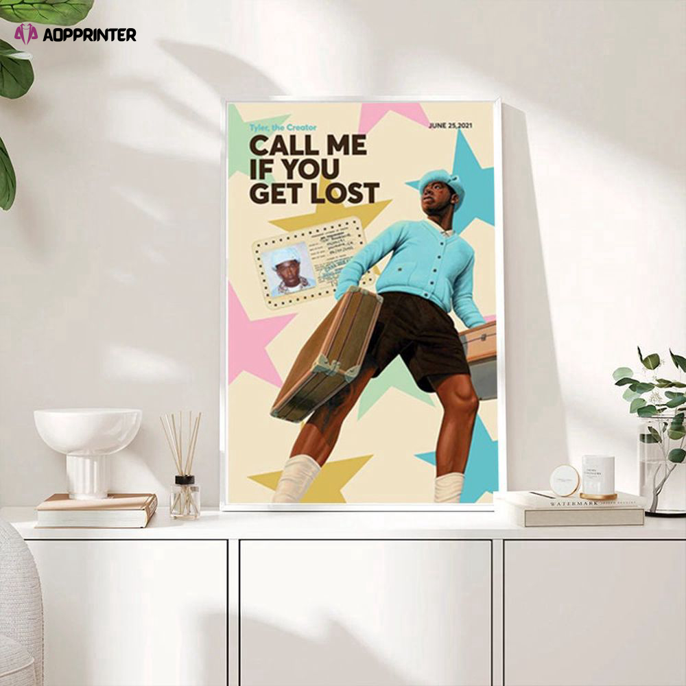 Call Me If You Get Lost Tyler The Creator Poster, Best Gift For Home Decorations