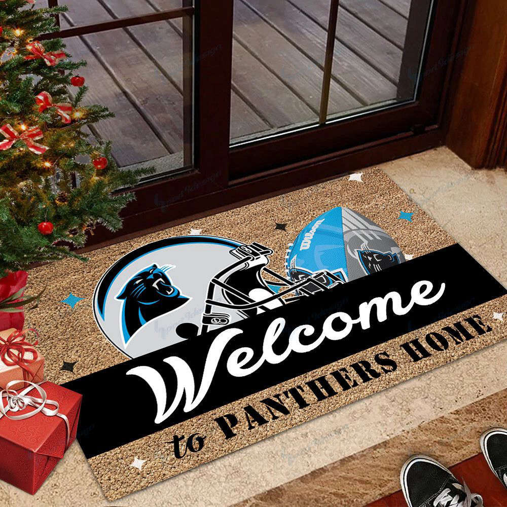 Carolina Panthers Doormat, Gift For Home Decor