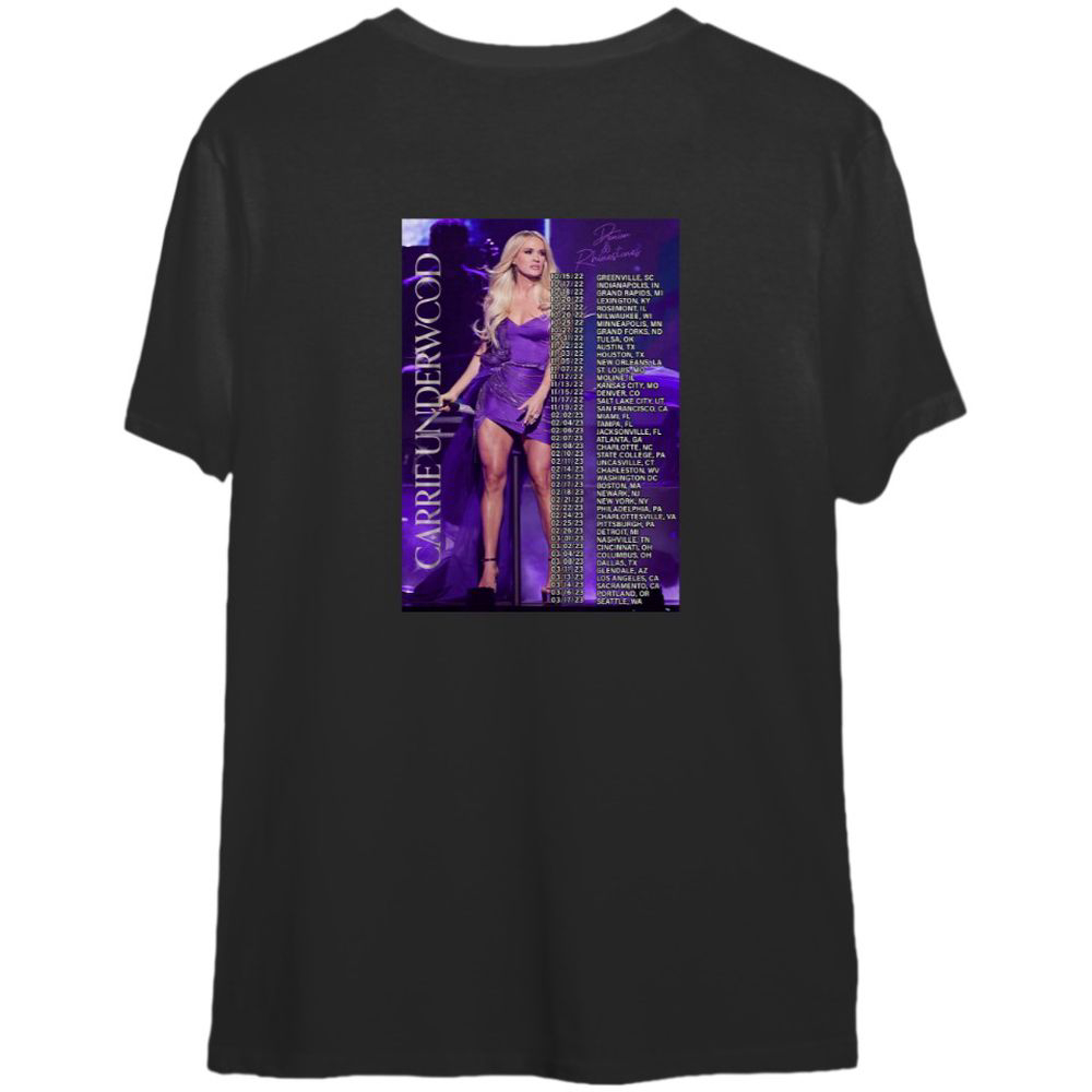 Carrie Underwood Tour 2023 Sweaters, Carrie Underwood The Denim Rhinestones Tour 2023 T-Shirt For Men And Women