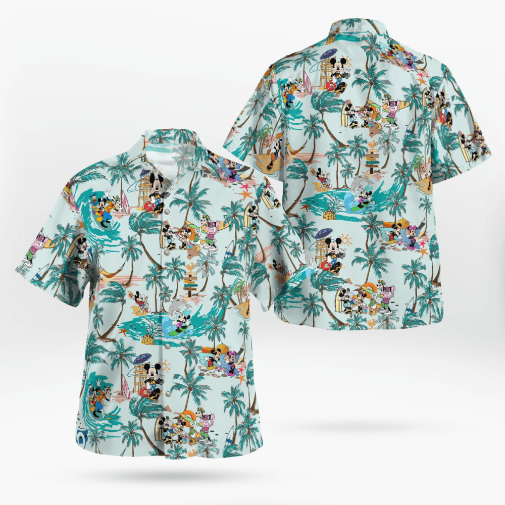 Cartoon Cute Fashion Hawaiian Shirt, Gift For Men Women