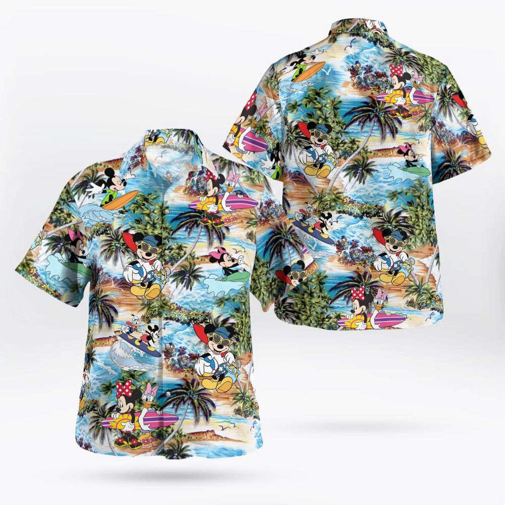 Cartoon Summer Beaches Tropical Hawaiian Shirt, Gift For Men And Women