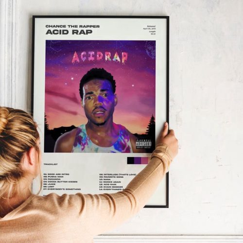 Chance The Rapper Poster, Acid Rap Album Poster, Best Gift For Home Decorations