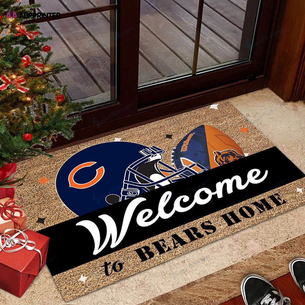 Chicago Bears Doormat, Gift For Home Decor