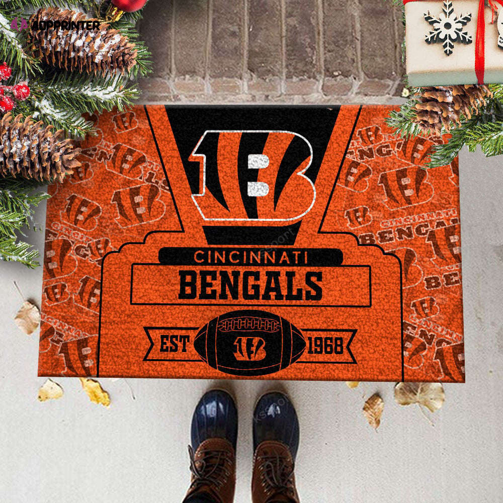 Cincinnati Bengals  Doormat, Best Gift For Home Decor