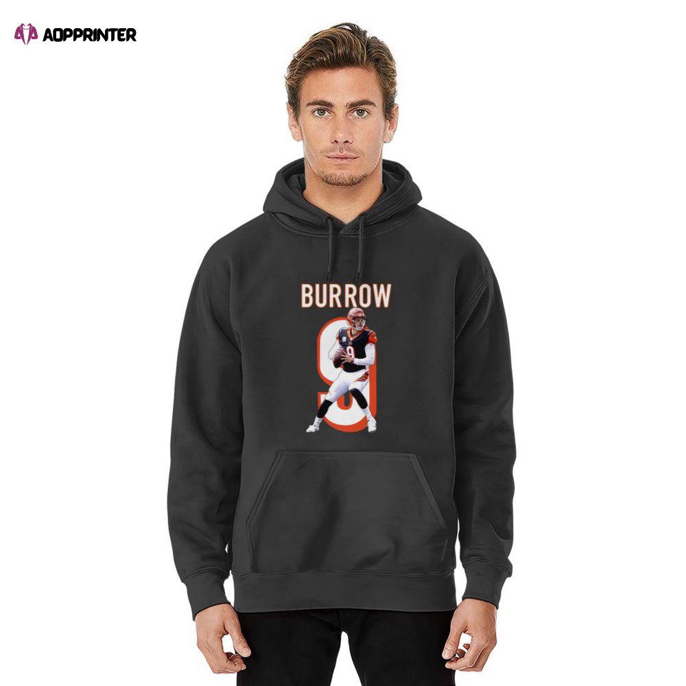 Cincinnati Bengals Joe Burrow Black Men Hoodie, Gift For Men And Women