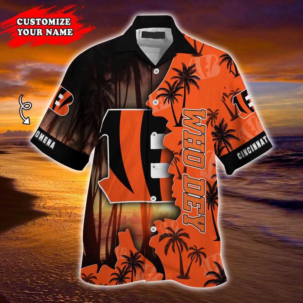 Cincinnati Bengals NFL-Customized Summer Hawaii Shirt For Sports Enthusiasts