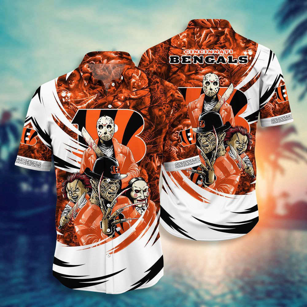 Indianapolis Colts NFL Halloween Horror Movies Hawaiian Shirts  For Men And Women