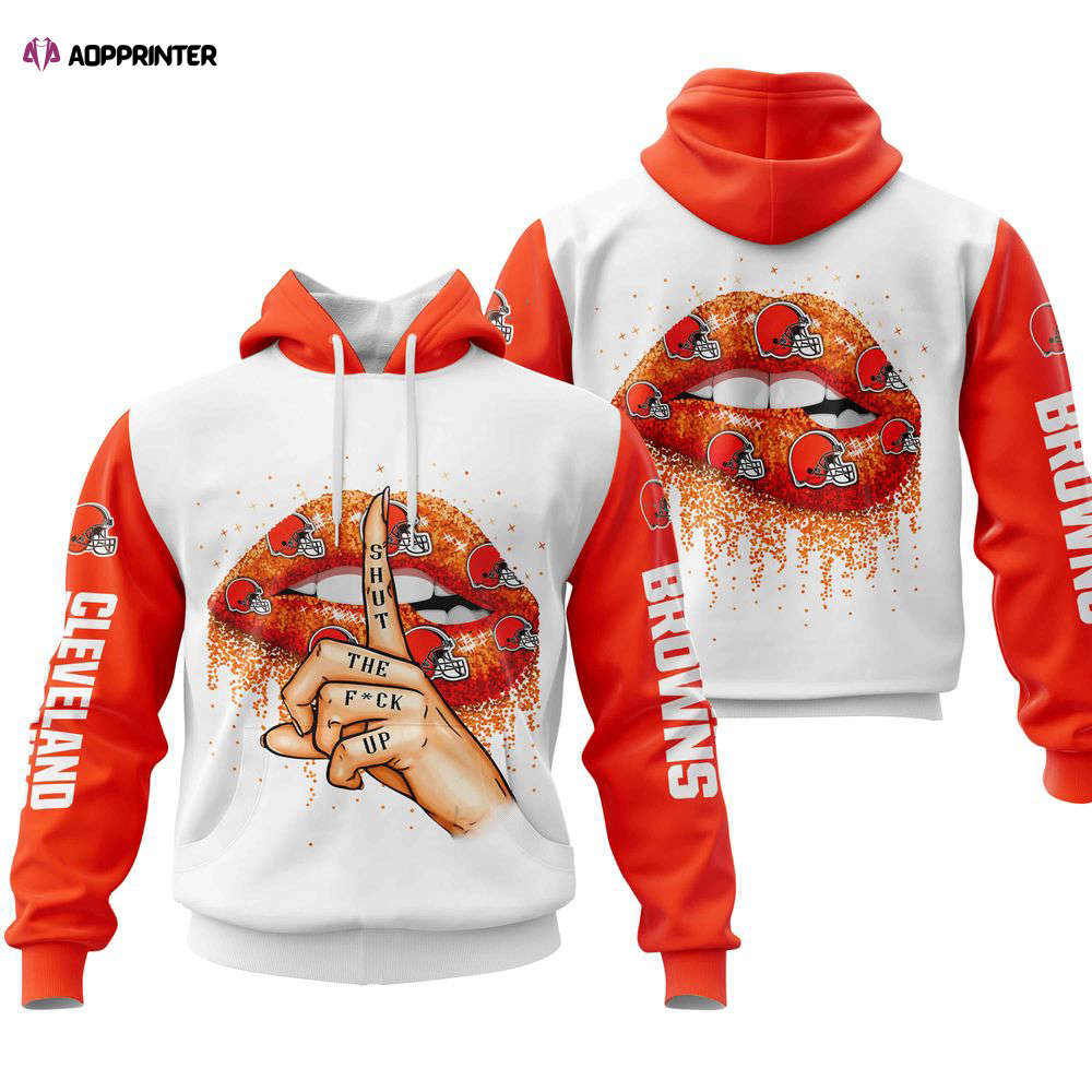 Cleveland Browns Lips Hoodie, Gift For Men And Women