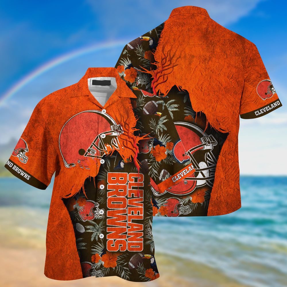 Cleveland Browns NFL-God Hawaii Shirt New Gift For Summer