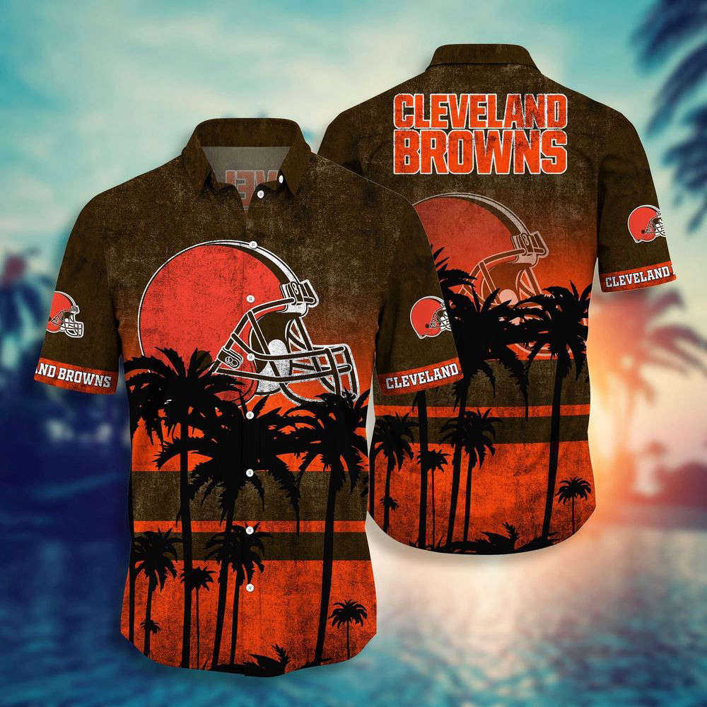 Cleveland Browns NFL-Hawaii Shirt Short Style Hot Trending Summer  For Men And Women