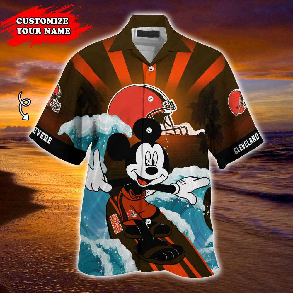 Cleveland Browns NFL-Summer Customized Hawaii Shirt For Sports Fans