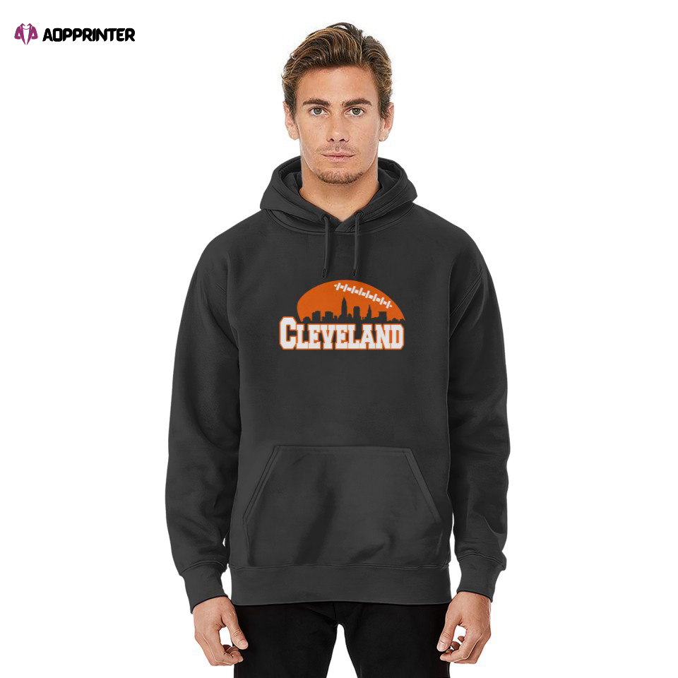 Cleveland Football Skyline Sweatshirt Hoodie, Gift For Men And Women