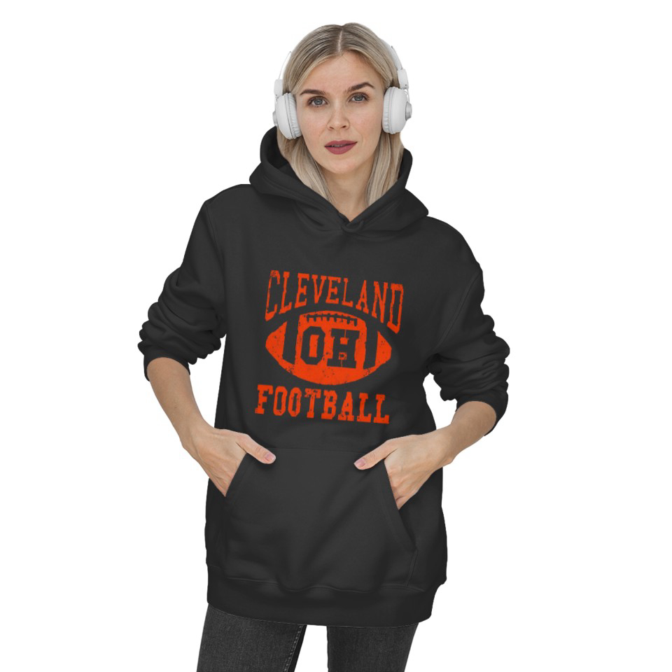 Cleveland Oh Football Pullover Hoodie, Gift For Men And Women