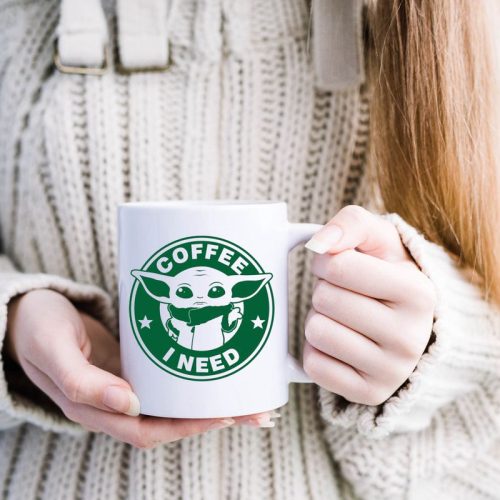 Coffee i need Mug, Baby Yoda Mug, Star Wars Mug, Coffee Lover Gift