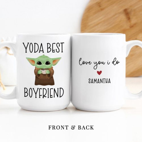 Yoda Best Colleague Mug, Baby Yoda Mug, Custom Colleague Mug, Gift For Colleague