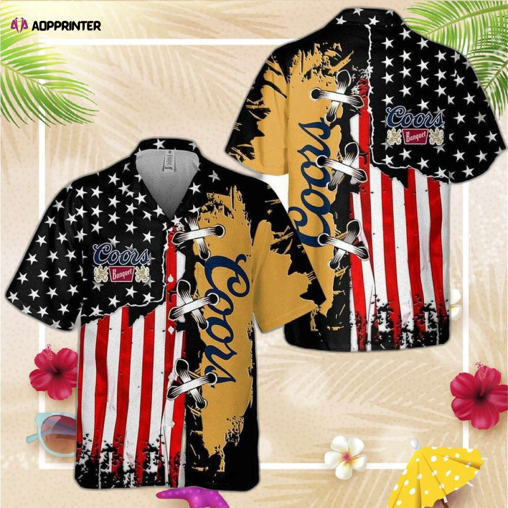 Coors Light Palm Tree Hawaiian Shirt For Men Women