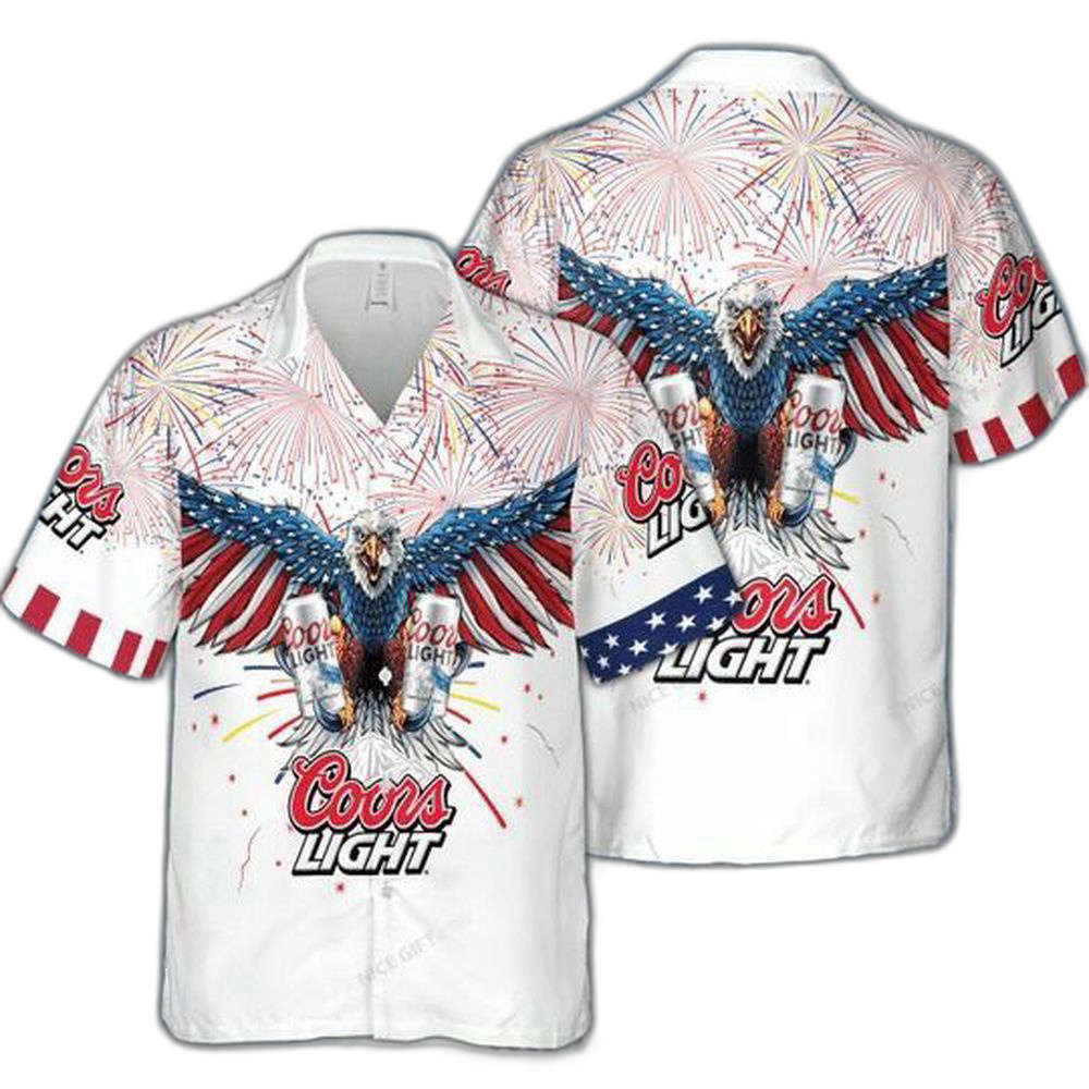 Coors Light 4th Of July Hawaiian Shirt For Men Women