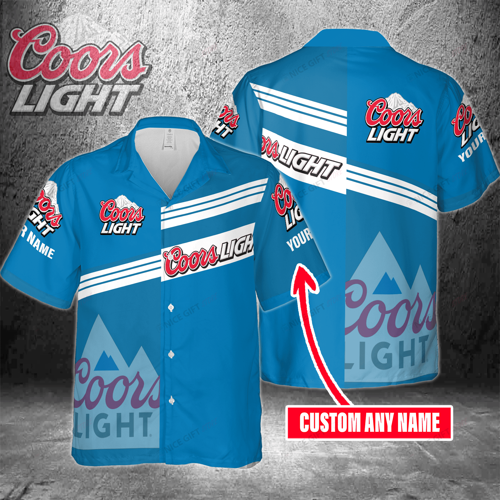 Coors Light Custom Name Hawaiian Shirt For Men And Women