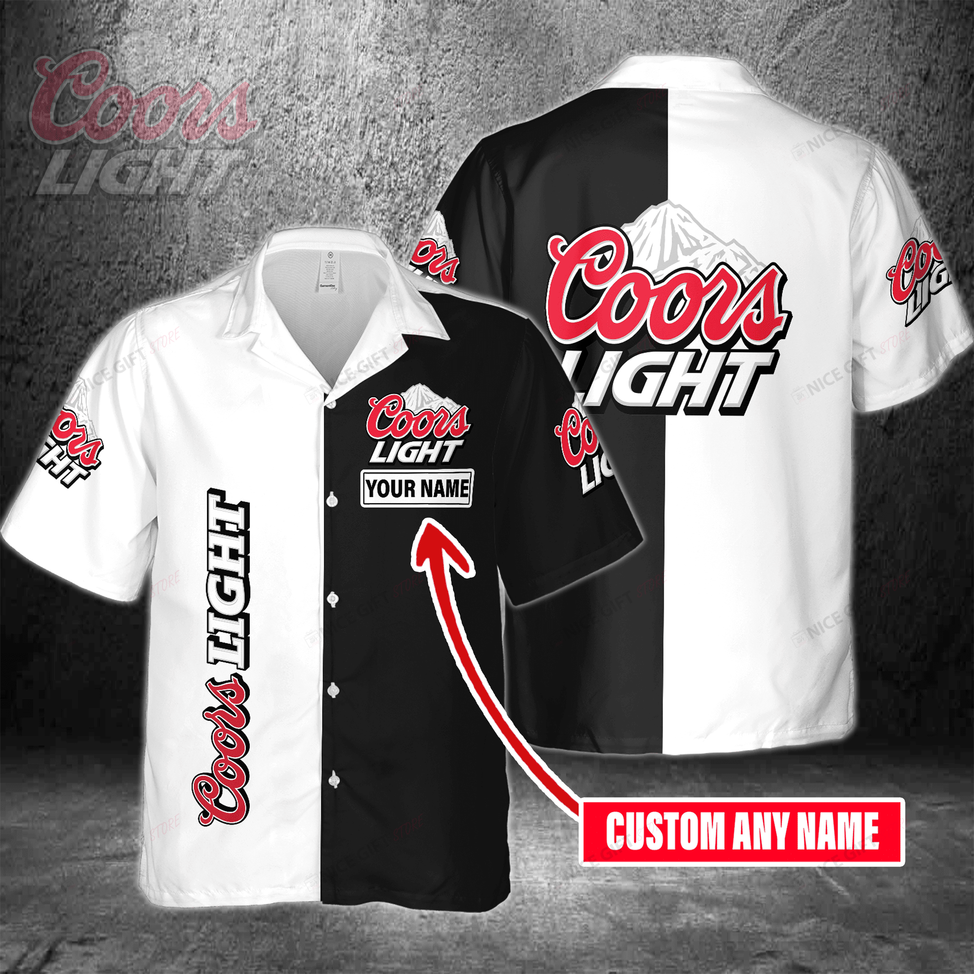 Coors Light Custom Name Hawaiian Shirt For Men And Women