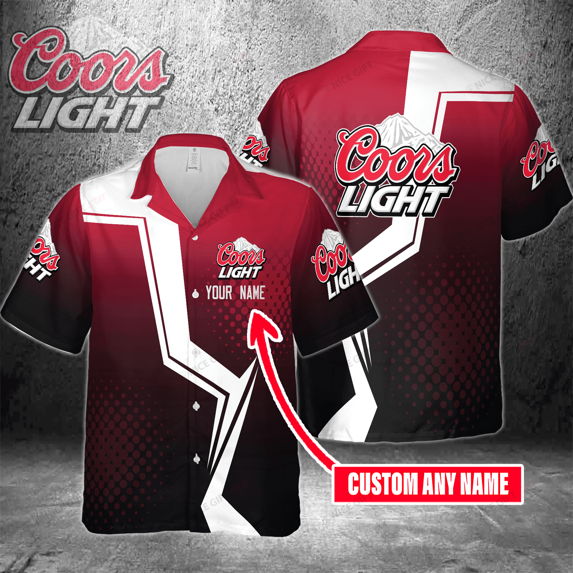 Coors Light Custom Name Hawaiian Shirt For Men And Women