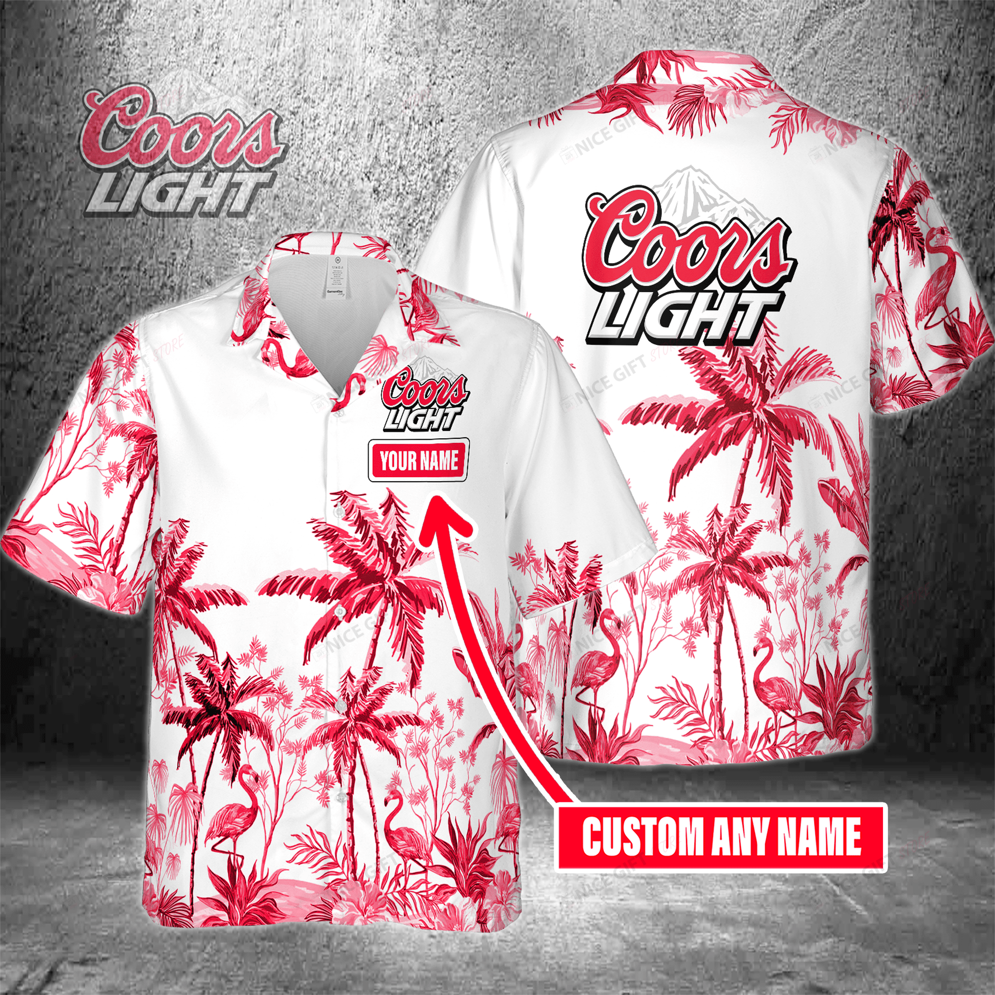 Coors Light Custom Name Hawaiian Shirt For Men And Women