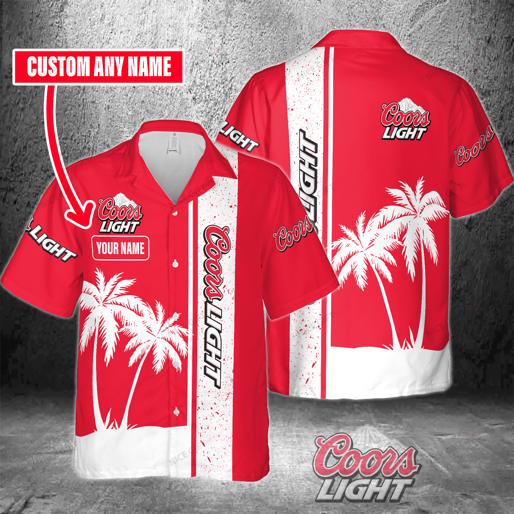 Coors Light Custom Name Hawaiian Shirt For Men And Women