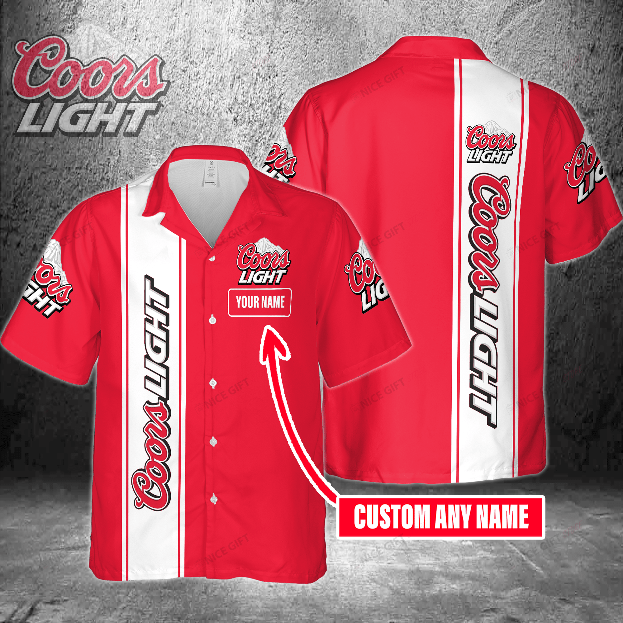 Bud Light Custom Name  Hawaiian Shirt For Men And Women